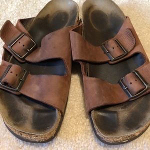 Birkenstock’s Brown Leather Sandals
